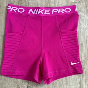 Nike Pro Dri-FIT Compression Shorts – Hot Pink | Size Small